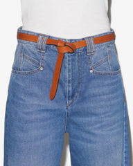 Kirka calfskin leather belt