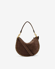 Oskan Soft Zip Bag in Suede Leather