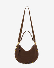 Oskan Soft Zip Bag in Suede Leather