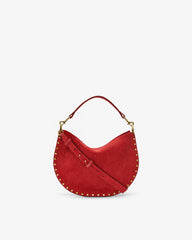 Oskan Soft Zip Bag in Suede Leather