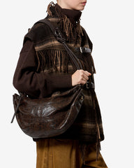 Maia Medium Bag in Python-Effect Leather