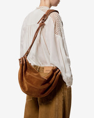 Maia Medium suede bag