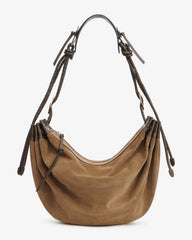 Maia Large Bag in Suede Leather