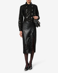 Valdy leather shirt