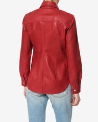 Valdy leather shirt