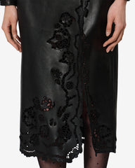 Fulsa leather skirt