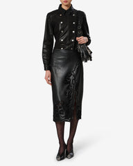 Fulsa leather skirt