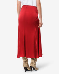 Laren silk skirt
