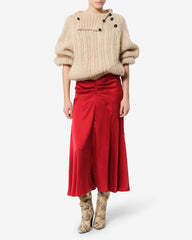 Laren silk skirt