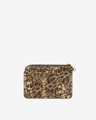 Oskan Pony leather zip pouch