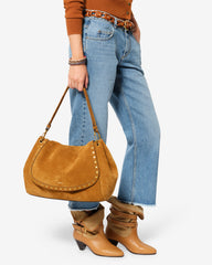Chany Xl suede bag