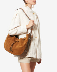 Bolton Hobo Bag in Suede Leather