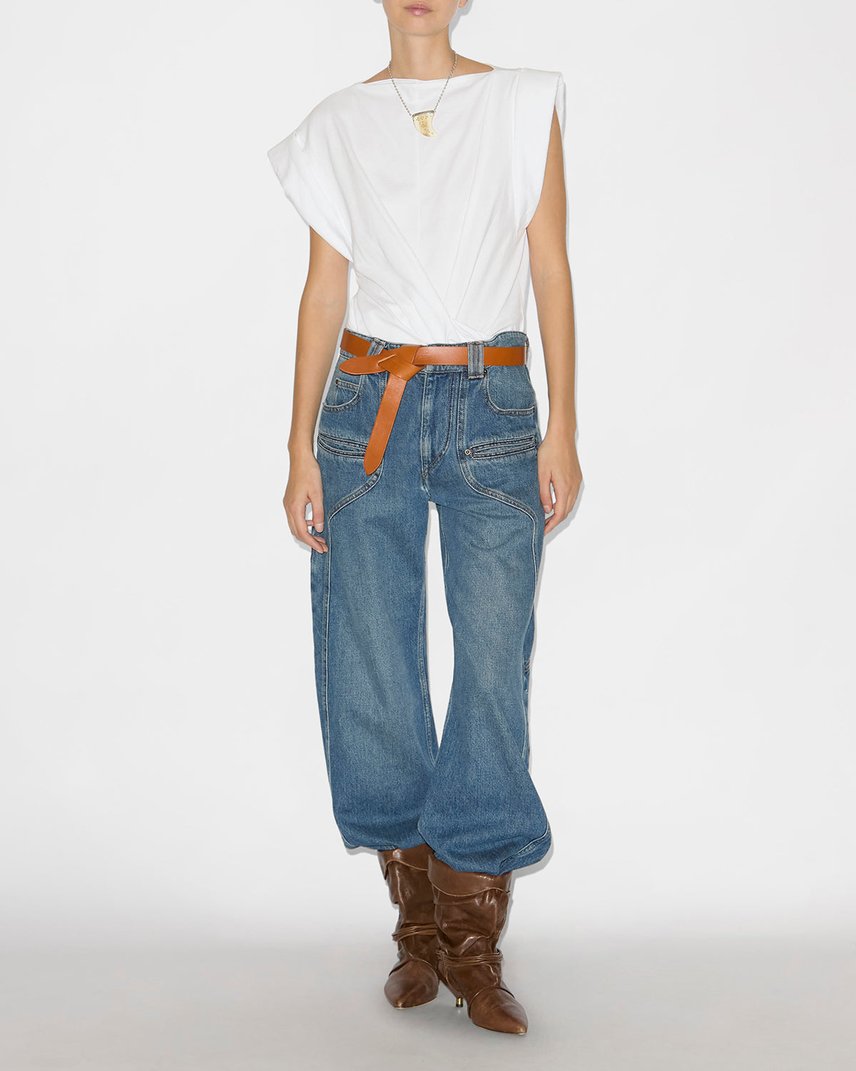 Lecce leather belt