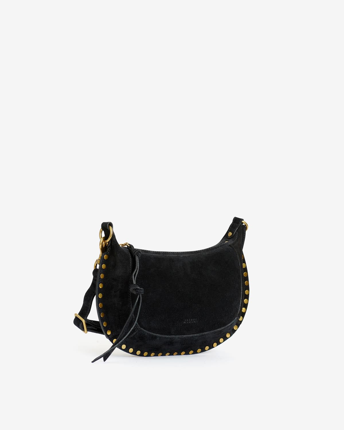Oskan Moon Bag in Suede Leather