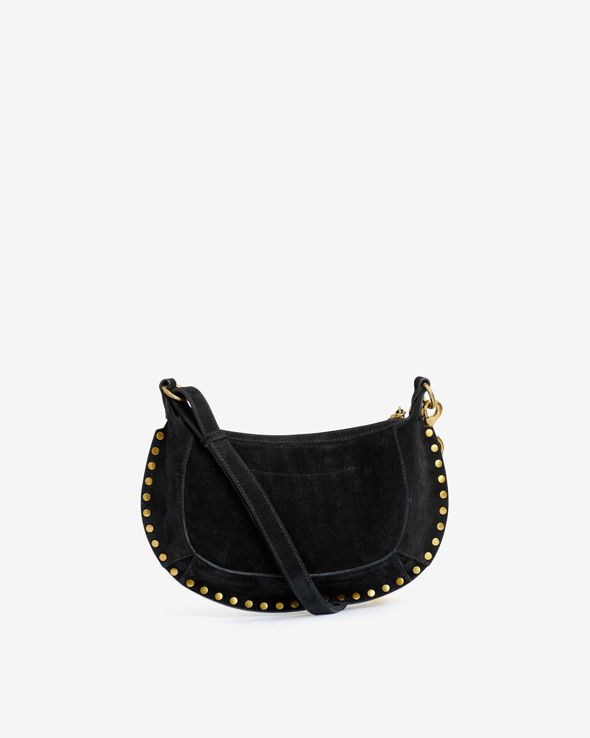 Oskan Moon Bag in Suede Leather