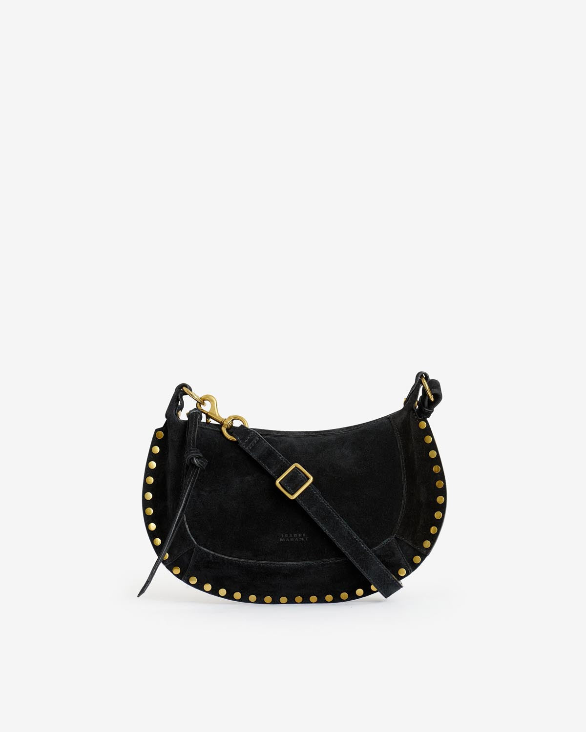 Oskan Moon Bag in Suede Leather