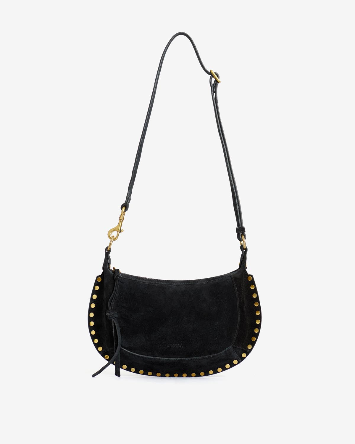 Oskan Moon Bag in Suede Leather