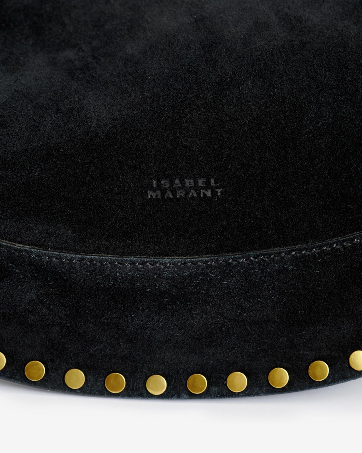 Oskan Moon Bag in Suede Leather