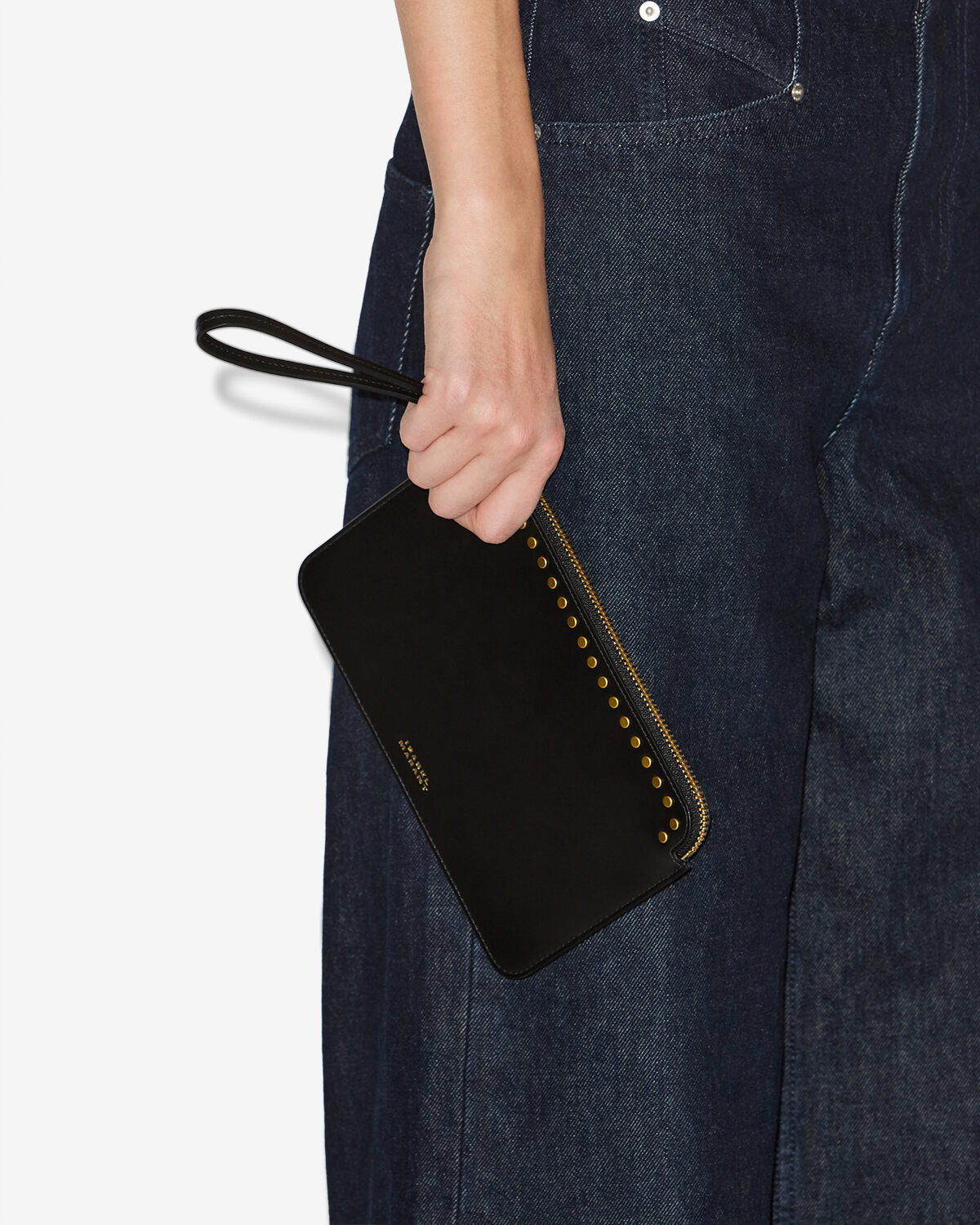 Leather Oskan Flat Pouch