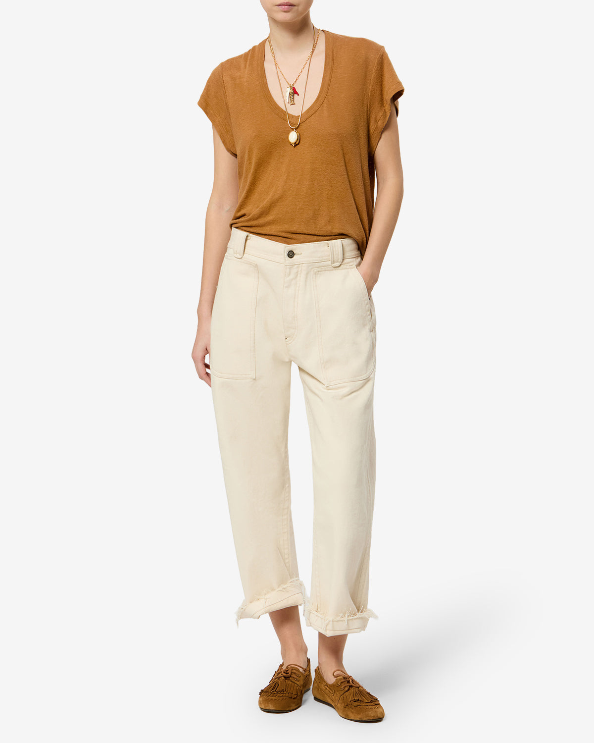 Zankou linen T-shirt