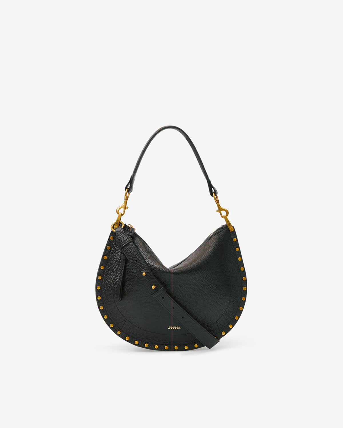 Oskan Soft Zip Bag in Grained Leather