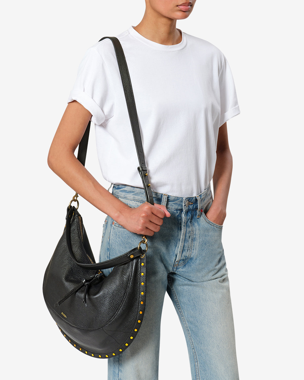 Oskan Soft L bag in grained leather