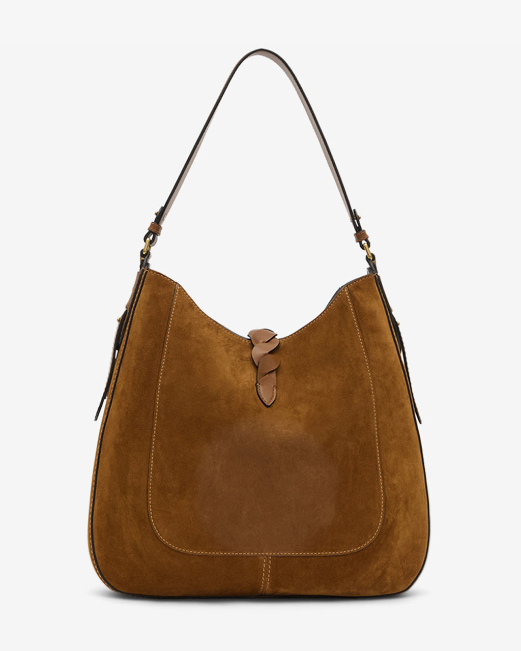 Altay Hobo Bag in Suede Leather