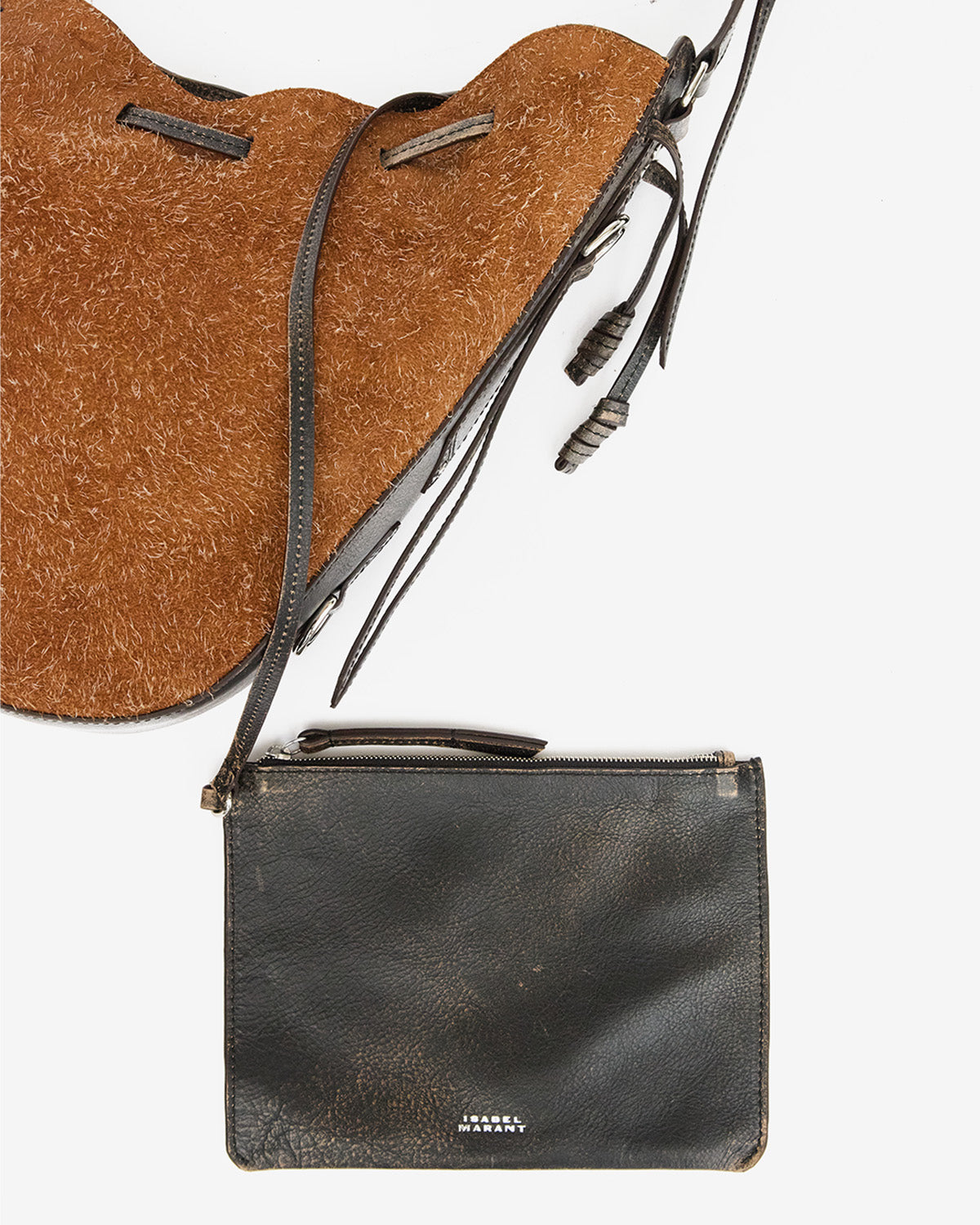 Bolton Hobo Bag in Suede Leather