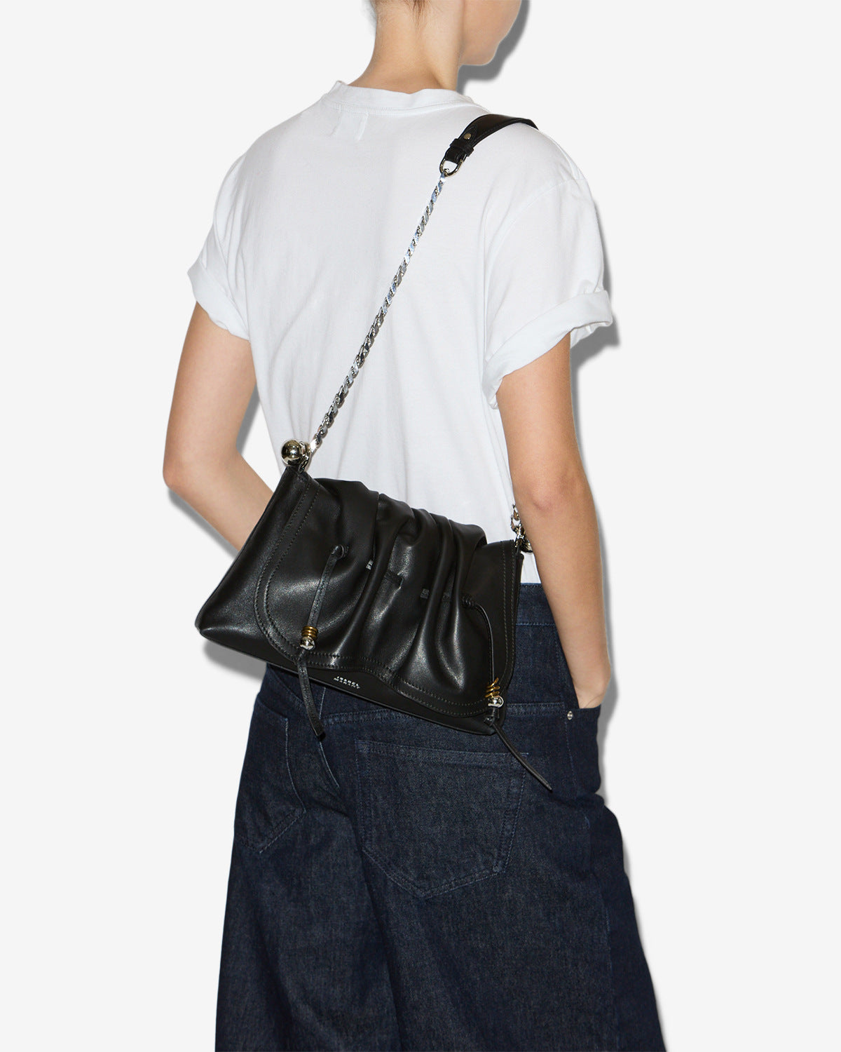 Bolton Pouch Bag in Leather