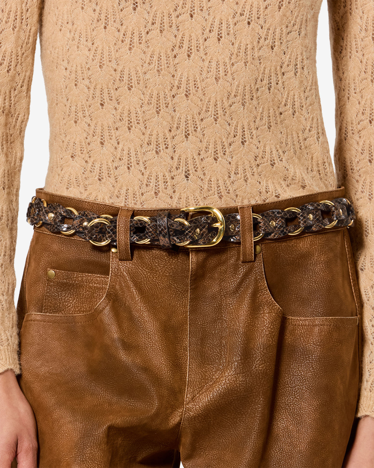 Bali leather belt