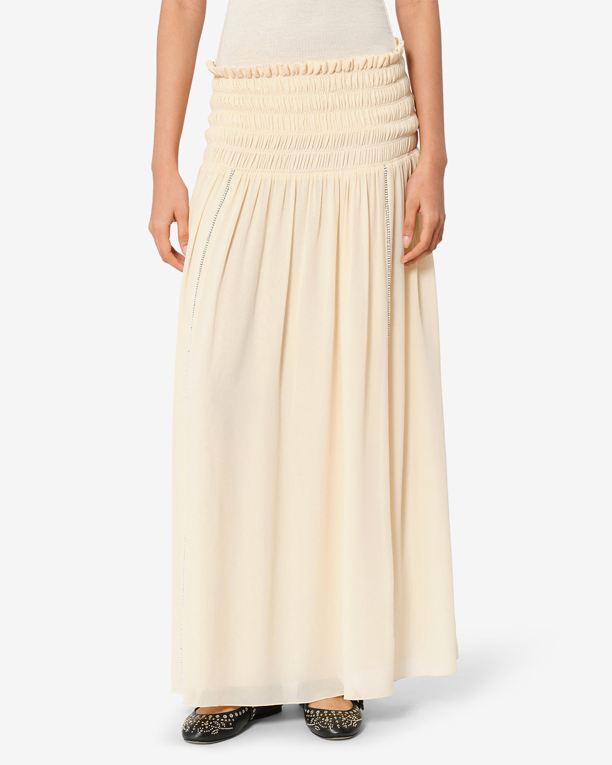 Nerly silk skirt