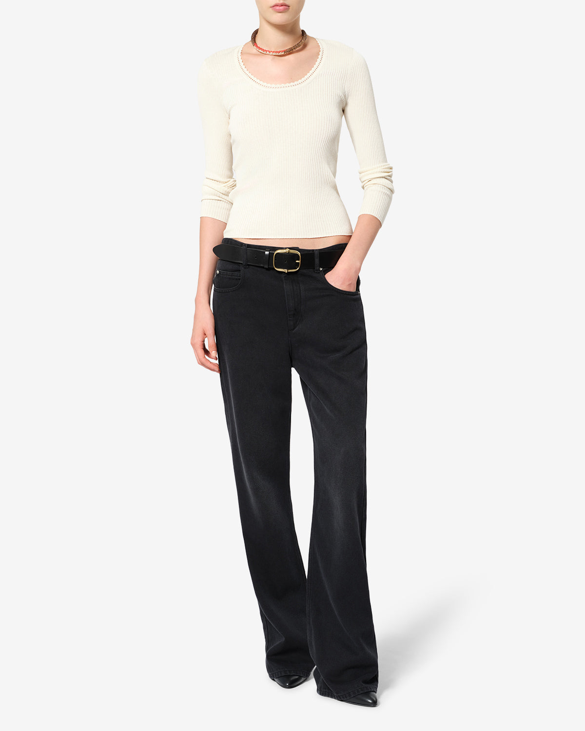 Selenie silk sweater