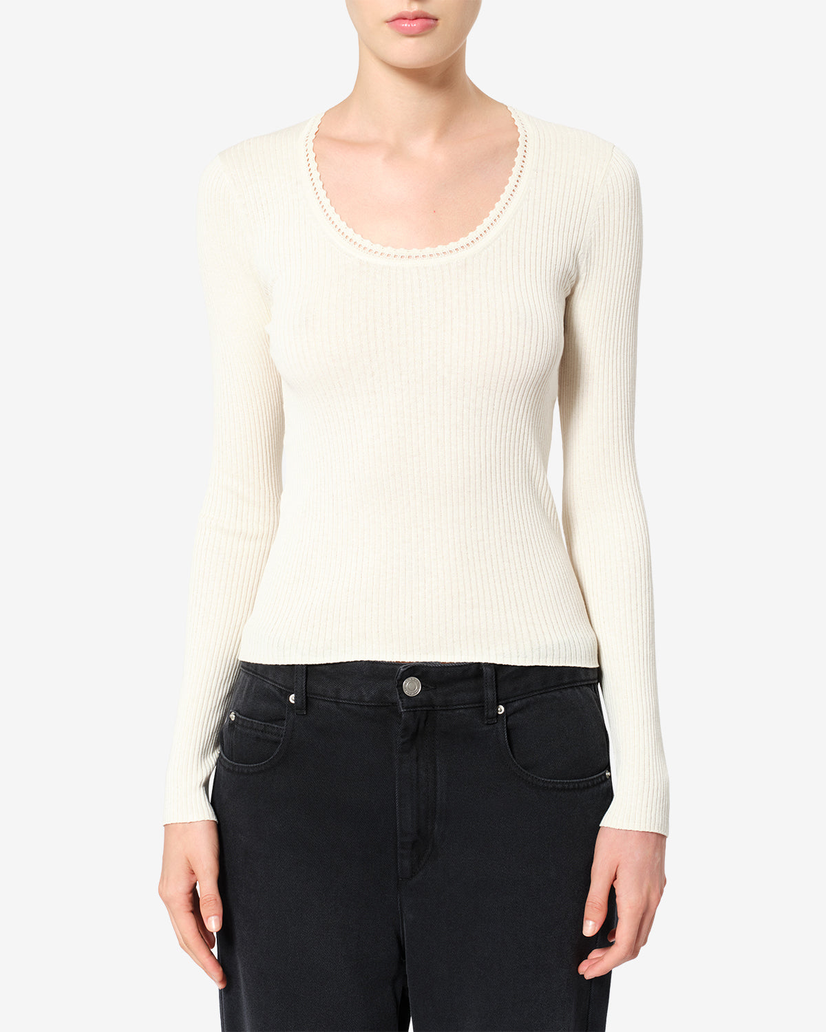 Selenie silk sweater