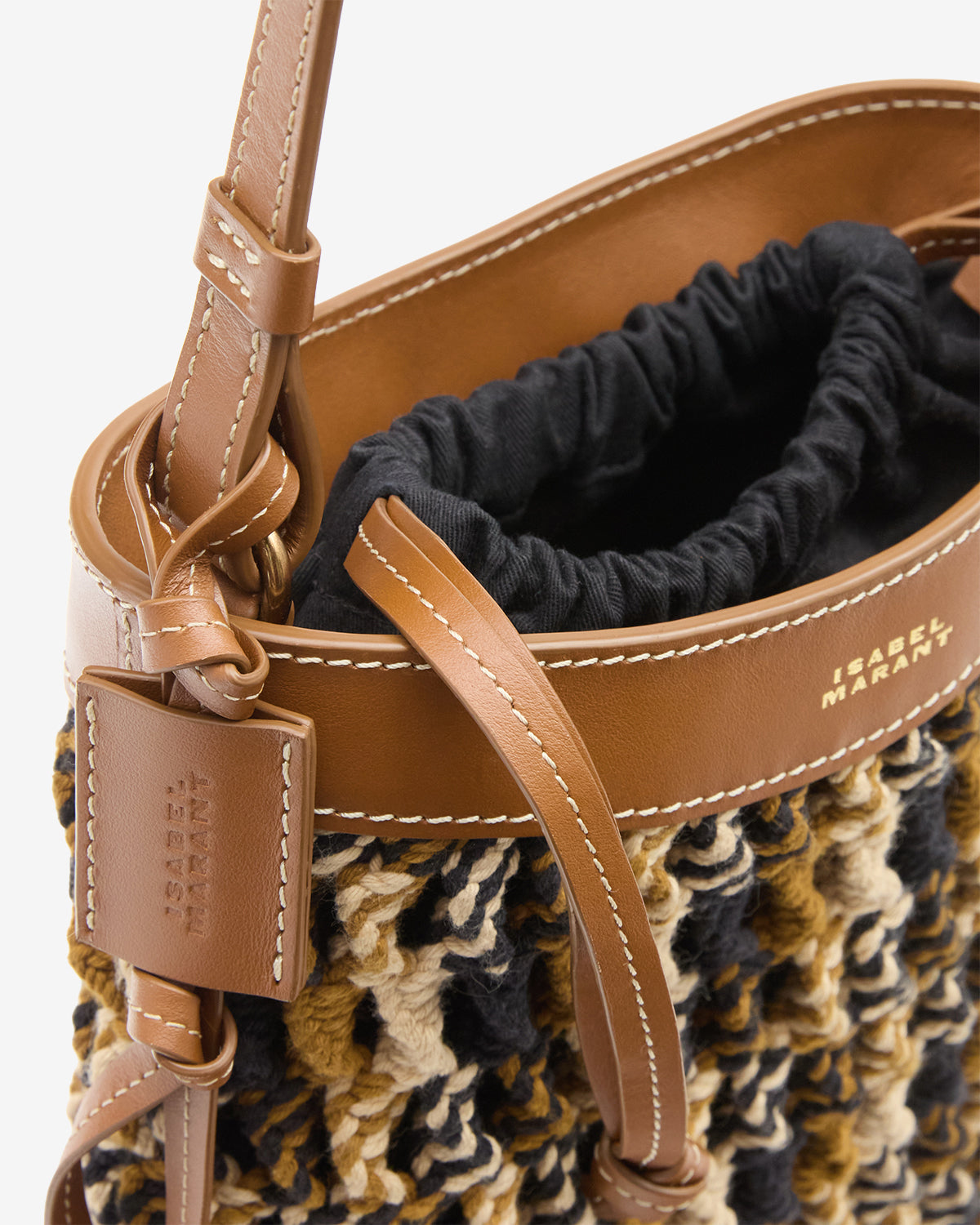 Noli Bag in Macramé and Leather