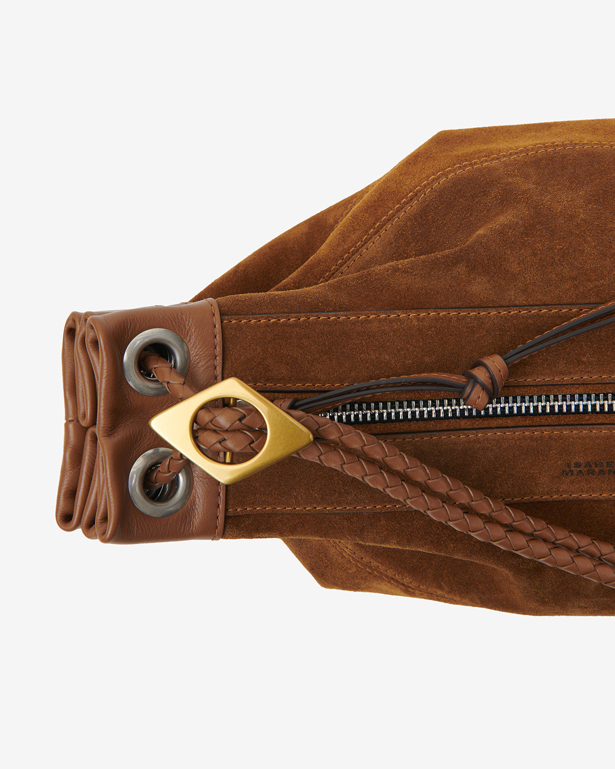 Maia Medium suede bag