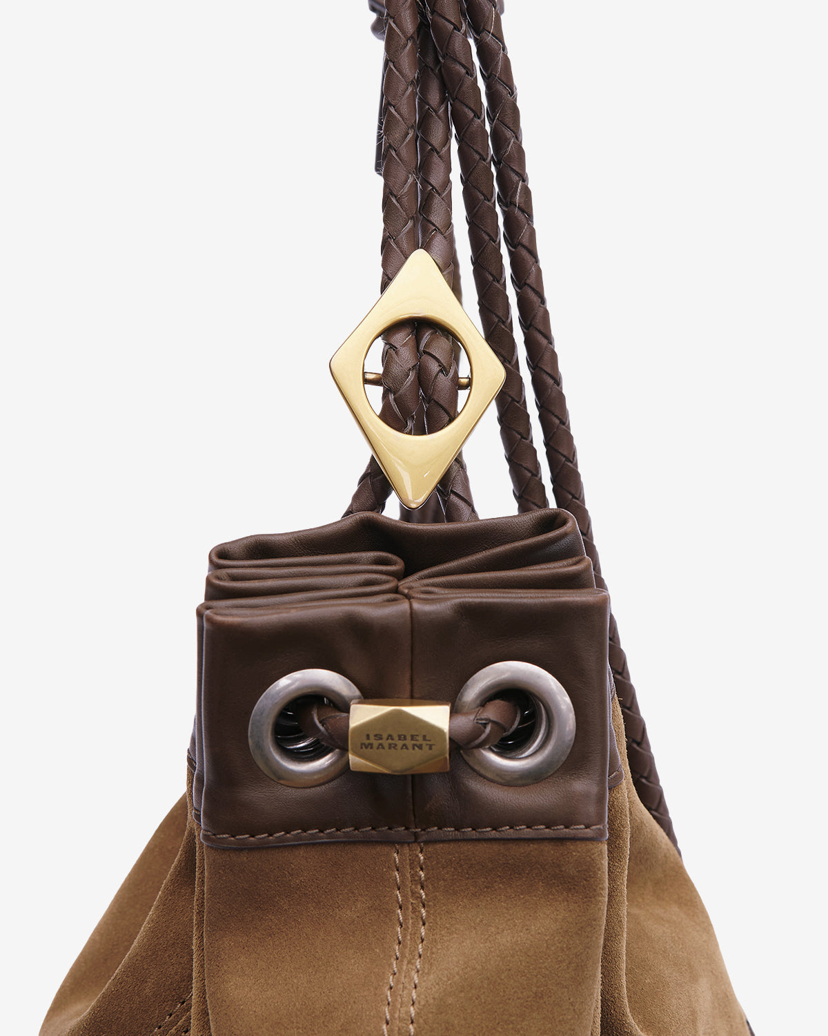Maia Large Bag in Suede Leather
