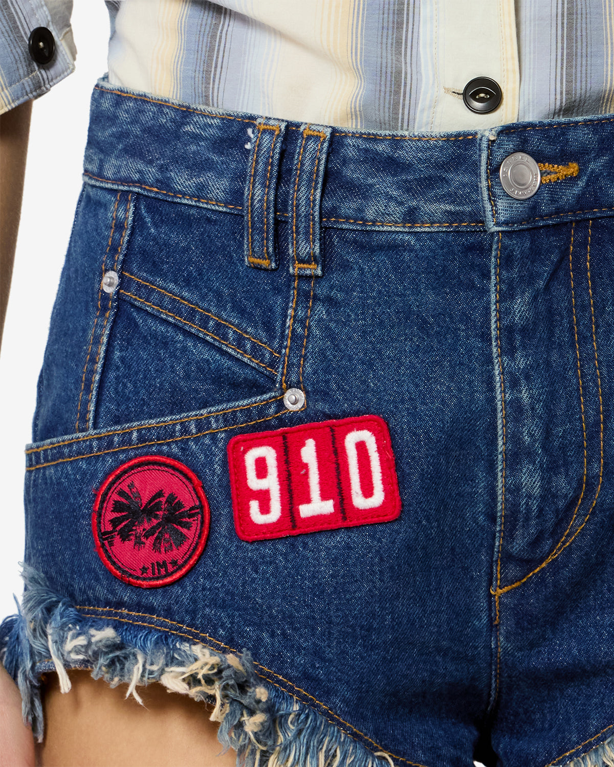 ENEIDALA DENIM SHORTS