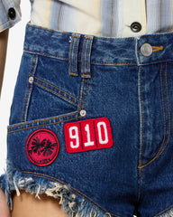 ENEIDALA DENIM SHORTS