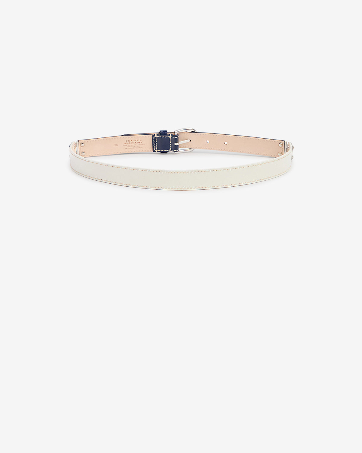 Zap leather belt