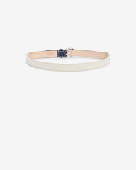 Zap leather belt