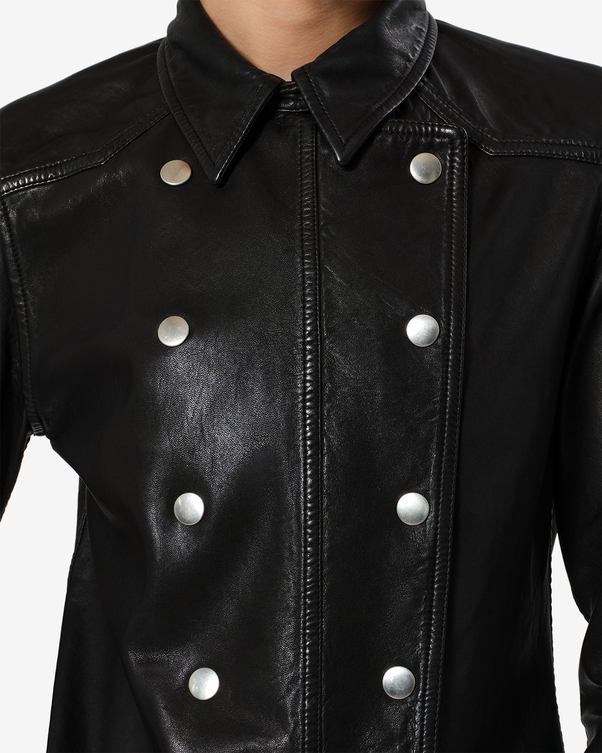 Valdy leather shirt