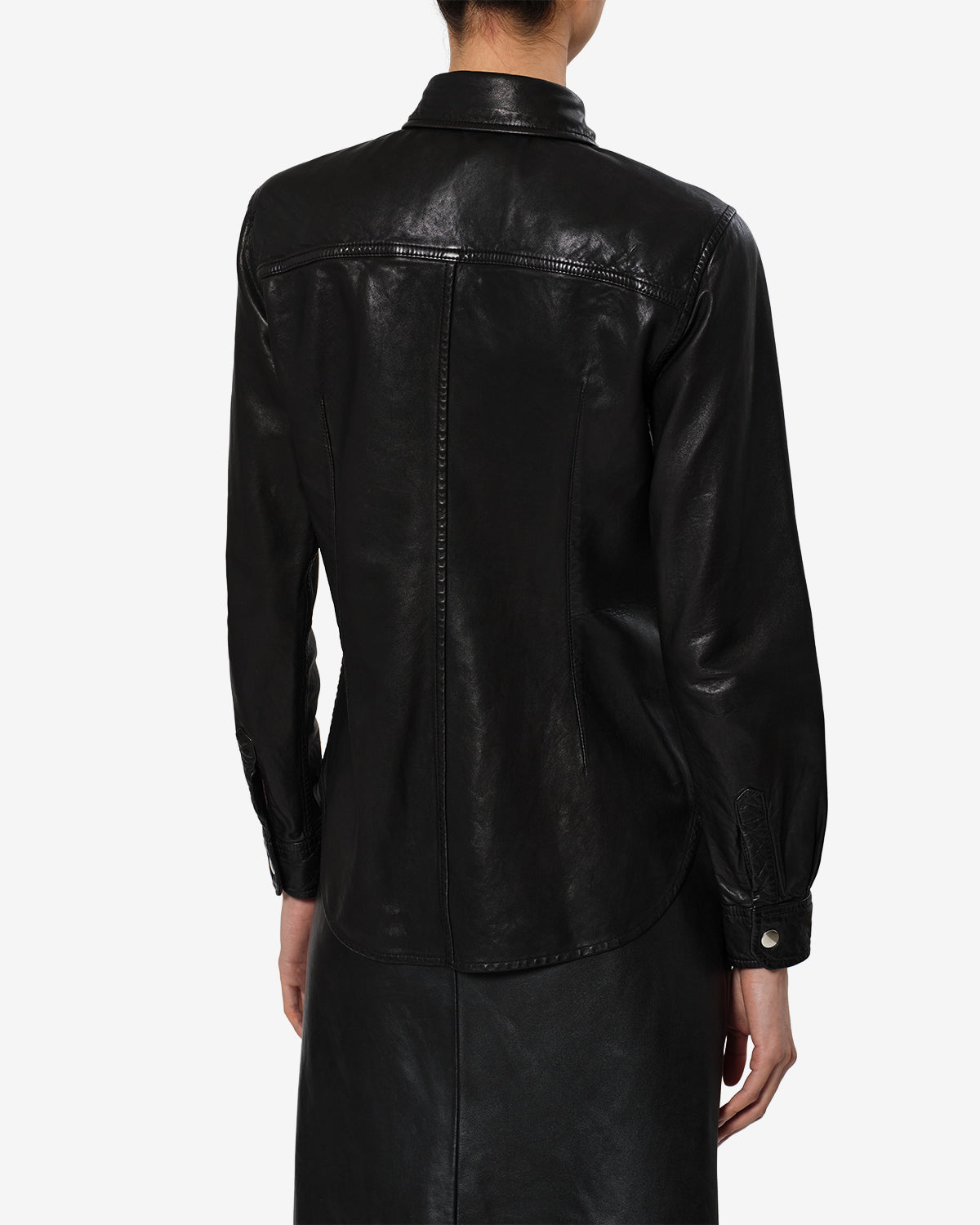 Valdy leather shirt