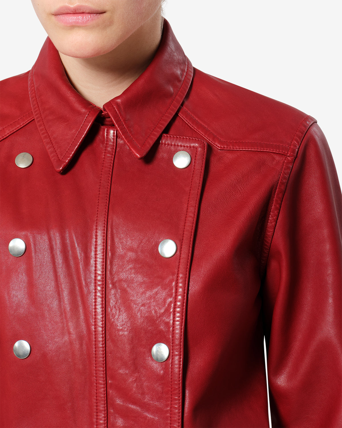 Valdy leather shirt