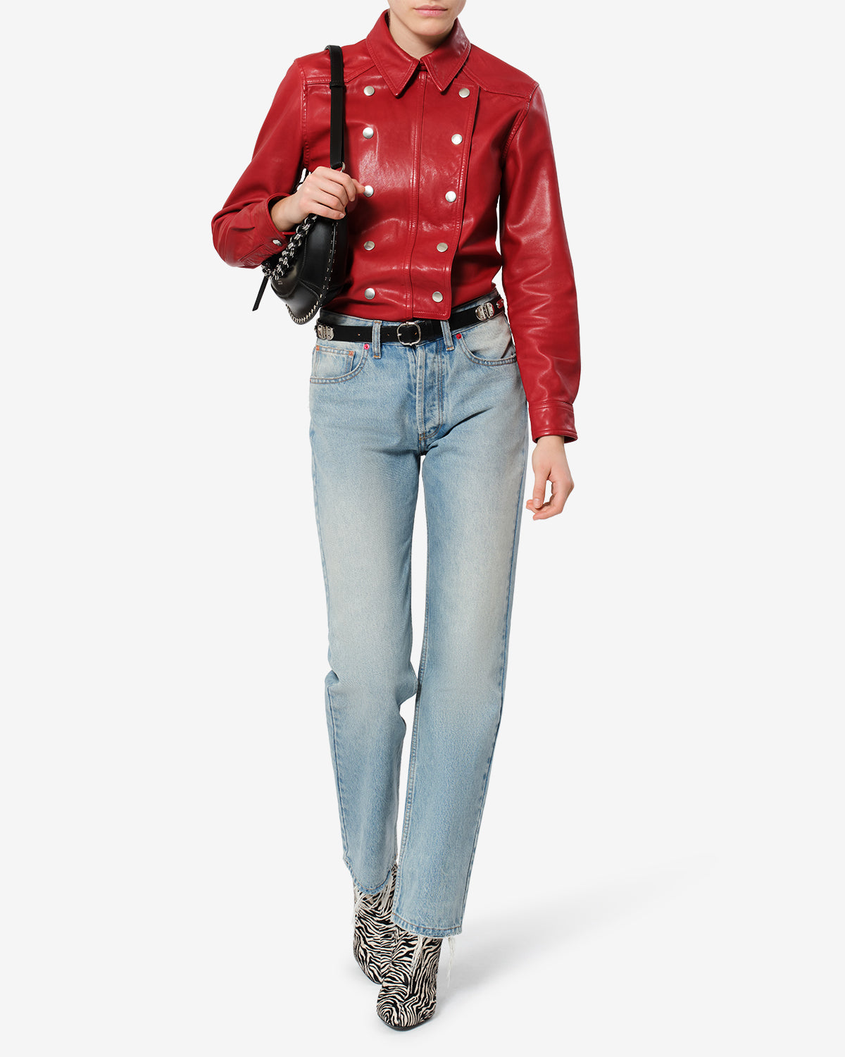 Valdy leather shirt