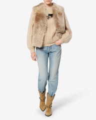Riza shearling vest