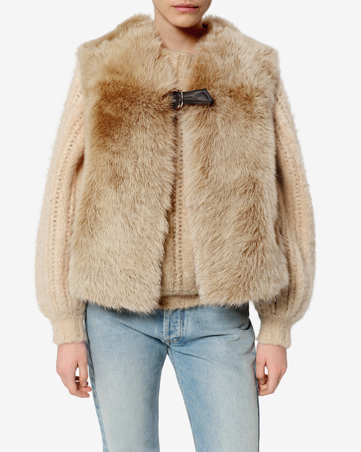 Riza shearling vest