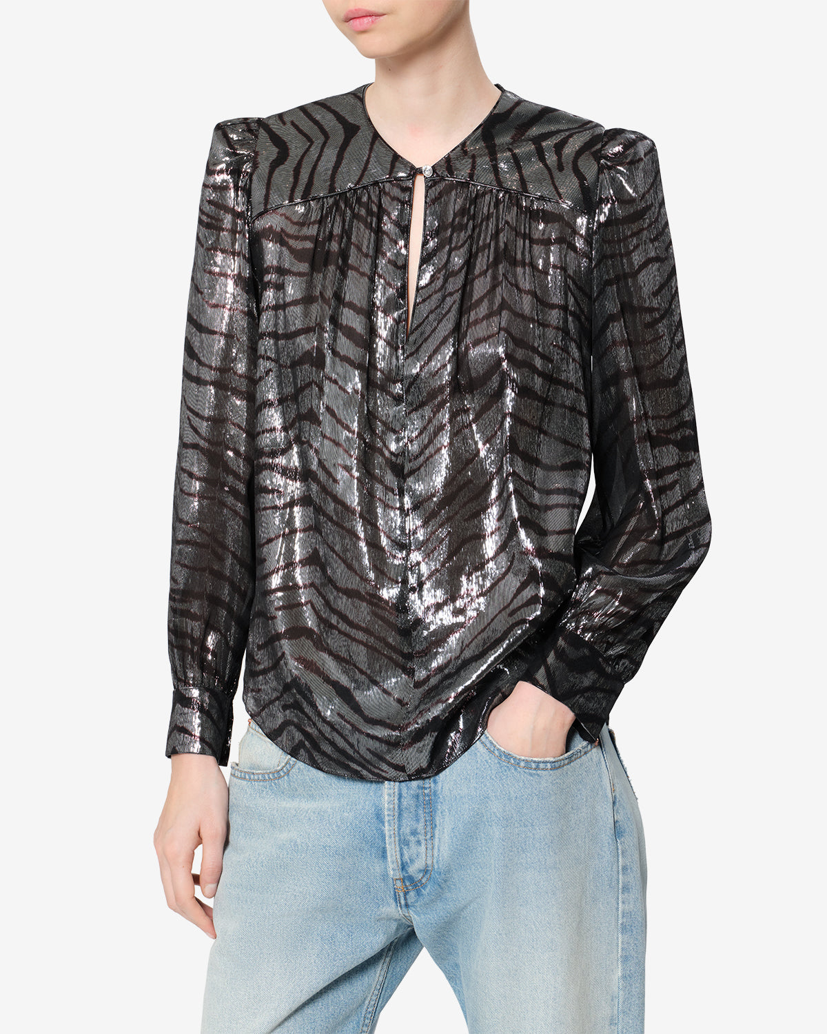 Farali silk blouse
