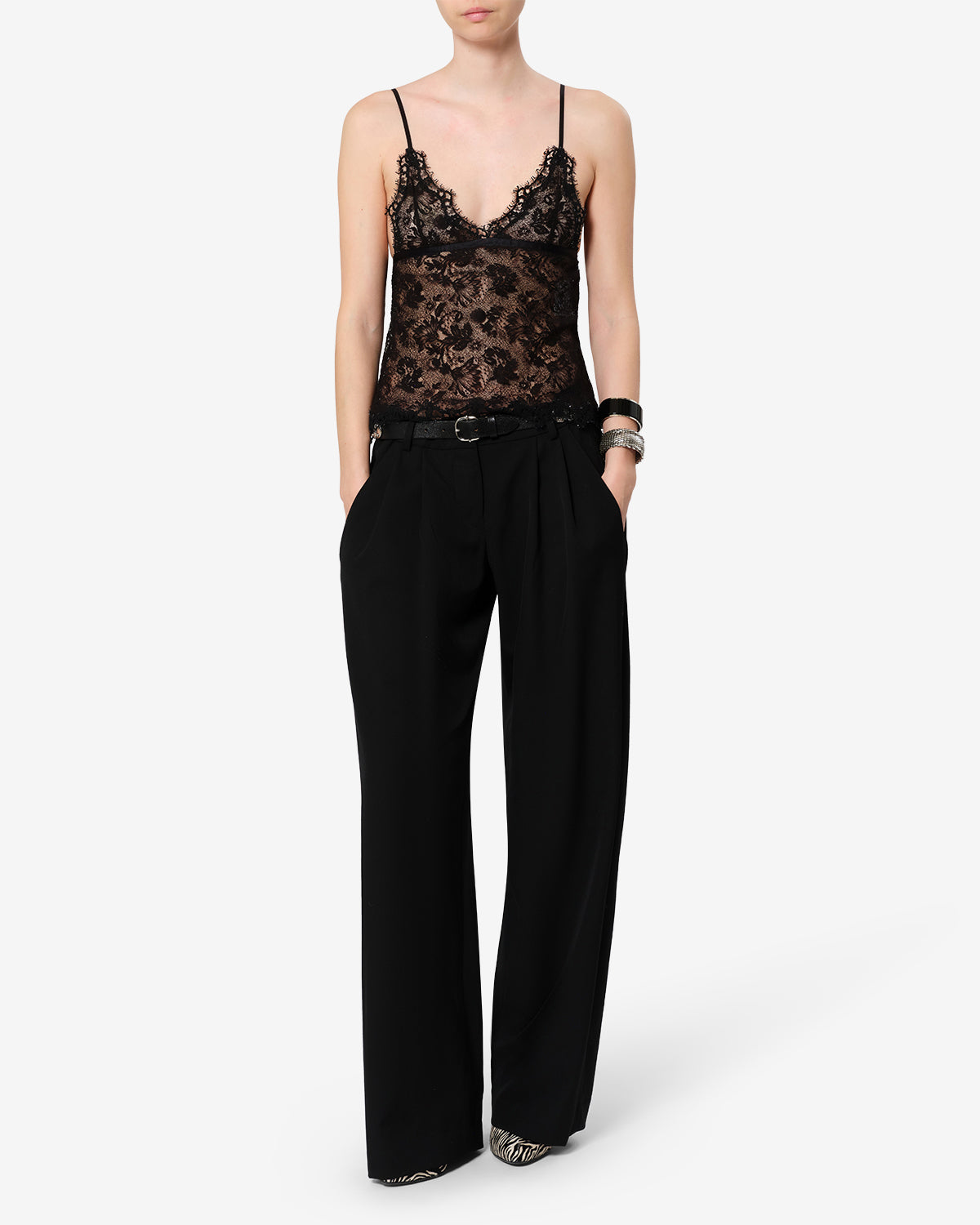 Adiena lace top