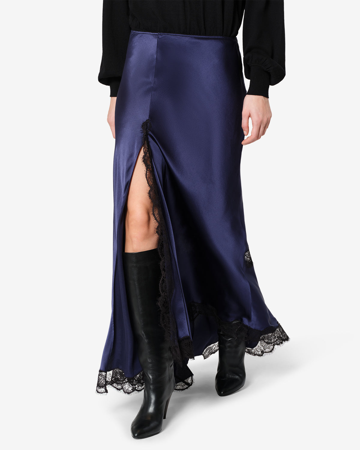 Alexandra silk skirt