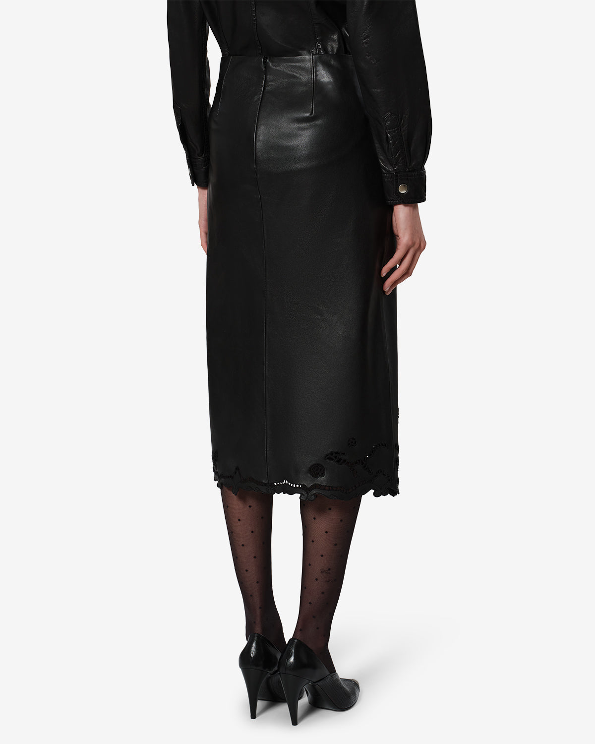 Fulsa leather skirt